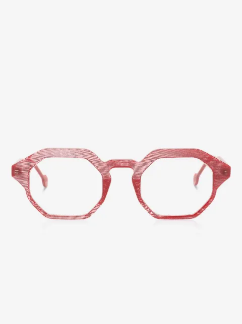 L.A. EYEWORKS Rye geometric-frame glasses
