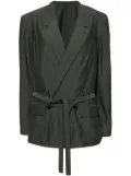 LEMAIRE double-breasted belted blazer - Grey