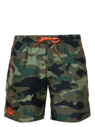sundek camouflage swim shorts