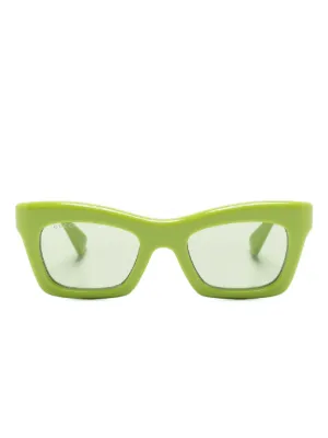 Gucci Eyewear インターロッキングG オーバルフレーム サングラス