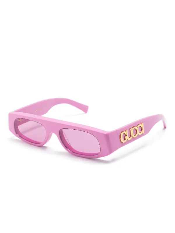 Gucci Eyewear GG1771S geometric frame sunglasses women Acetate 51 Pink