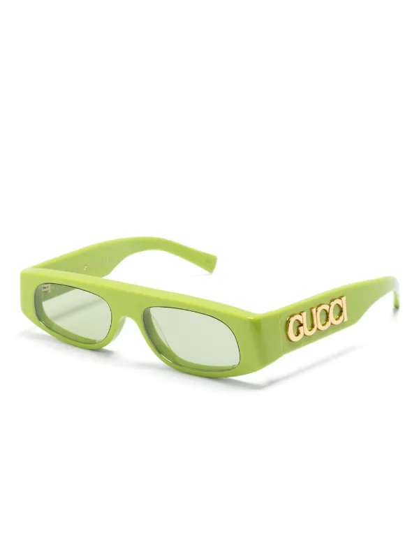 Gucci Eyewear GG1771S geometric frame Sunglasses Green FARFETCH AE