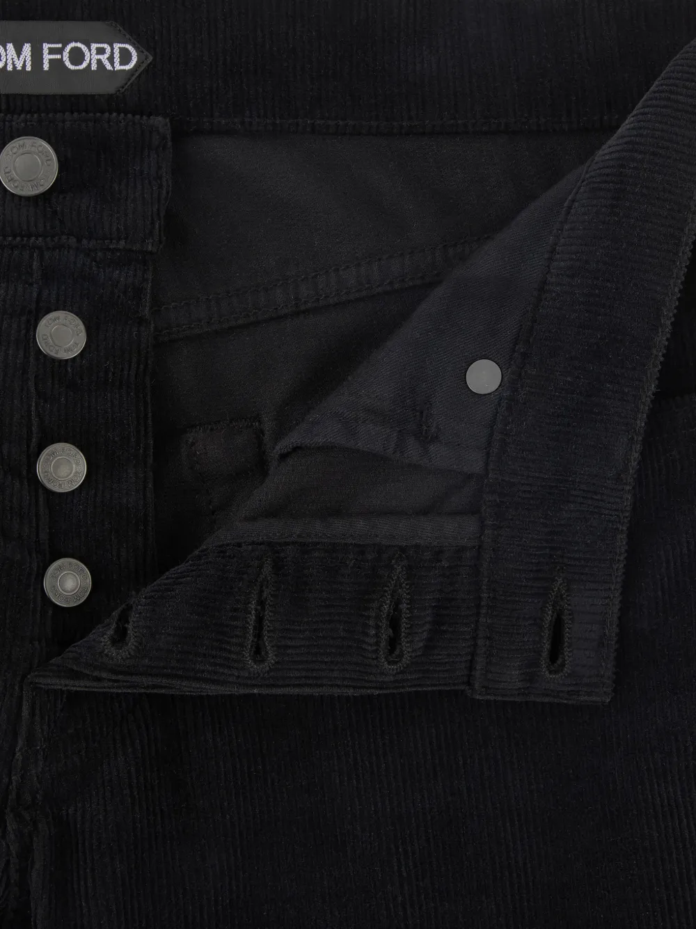 TOM FORD Slim-fit mid waist jeans Zwart
