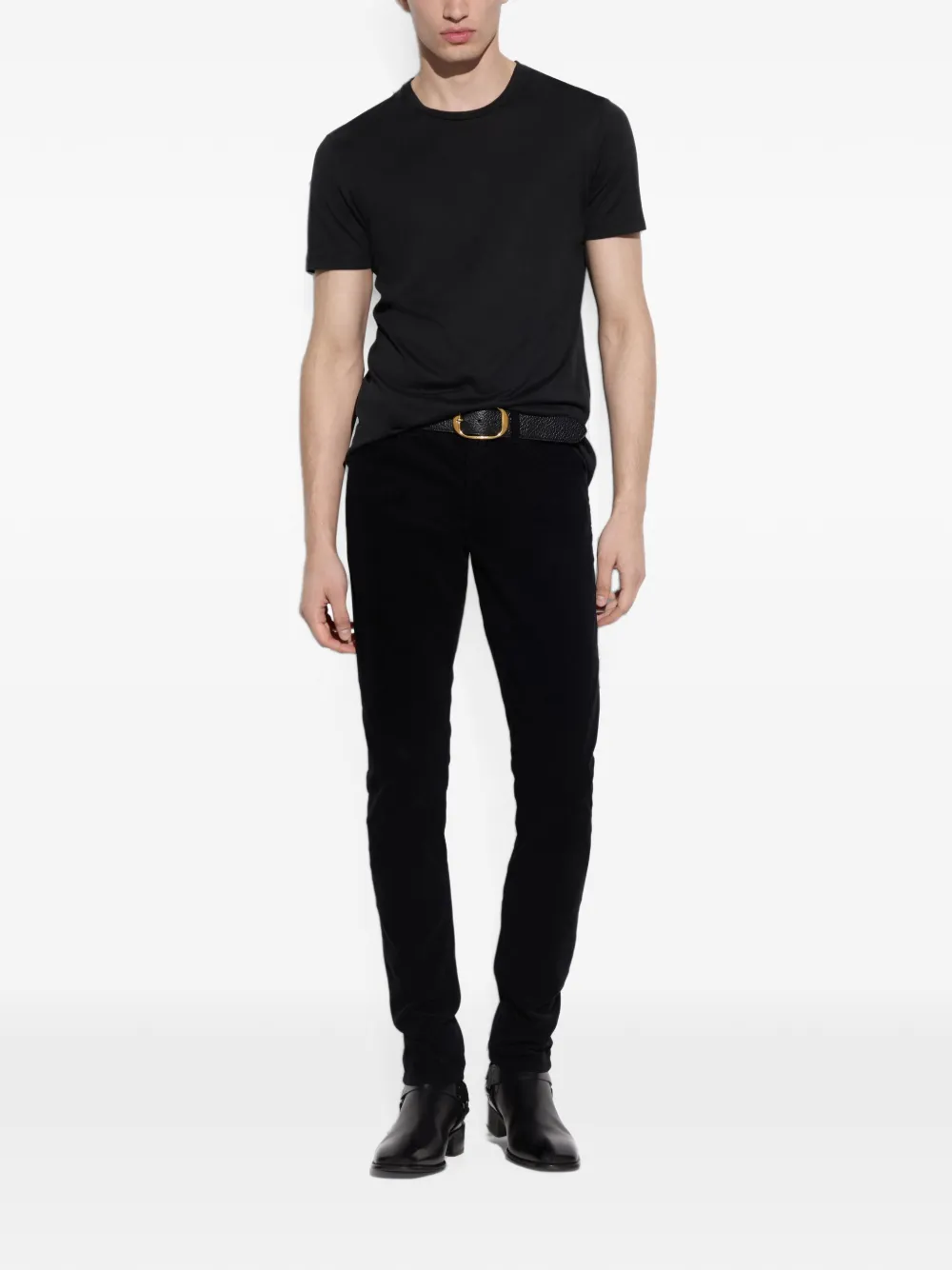 TOM FORD Slim-fit mid waist jeans Zwart