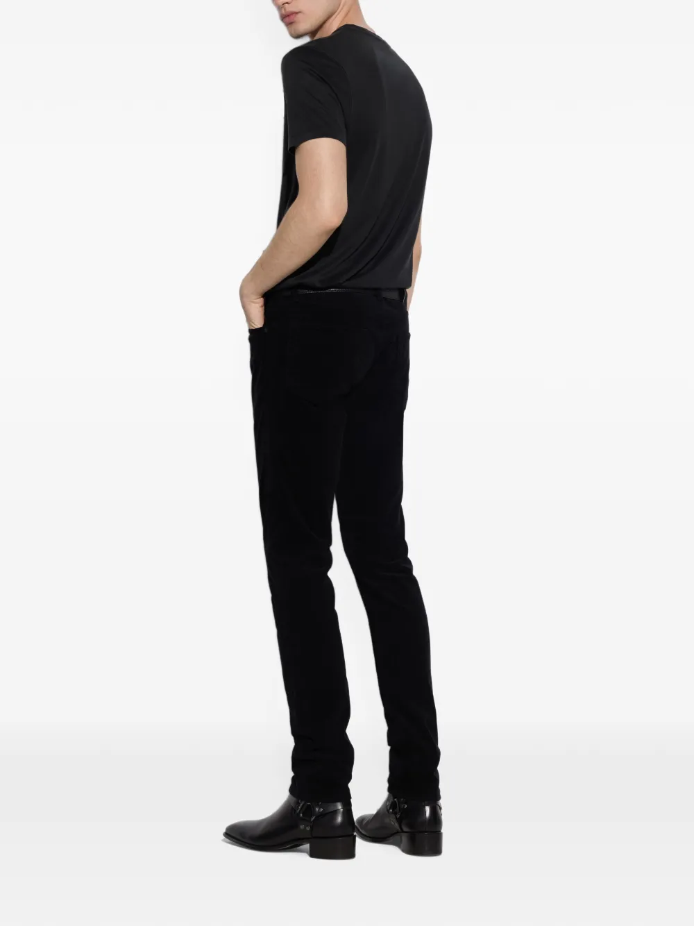 TOM FORD Slim-fit mid waist jeans Zwart