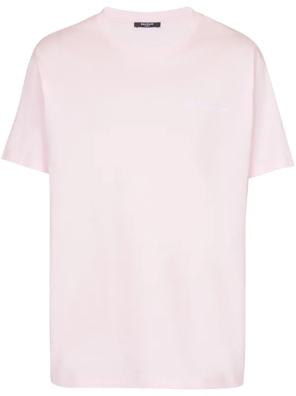 Balmain ロゴ Tシャツ | ピンク | FARFETCH JP