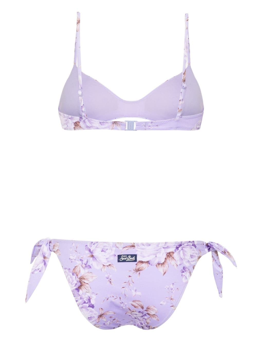 MC2 Saint Barth floral-print bikini - Paars