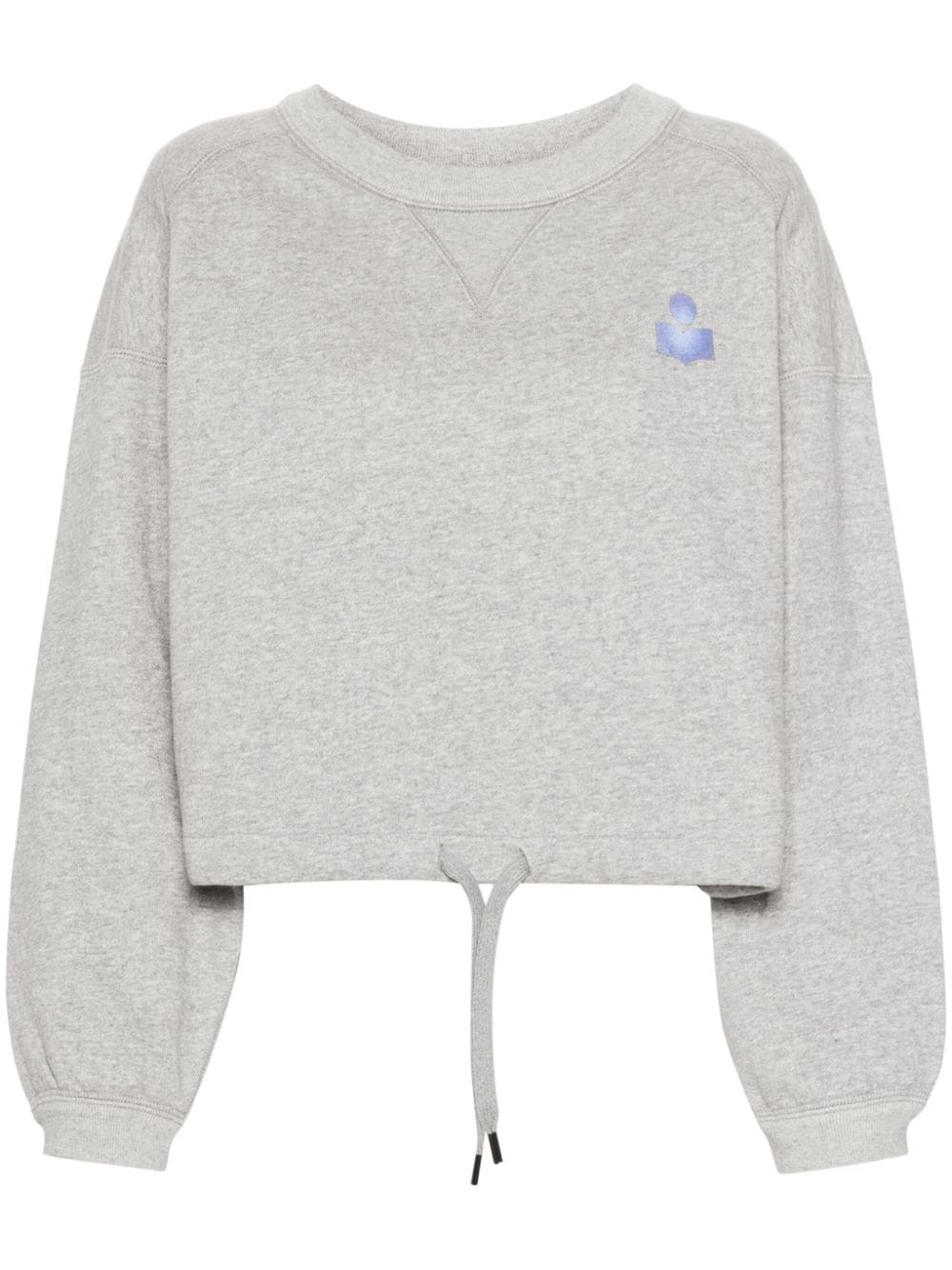 MARANT ÉTOILE Margo flocked-logo sweatshirt