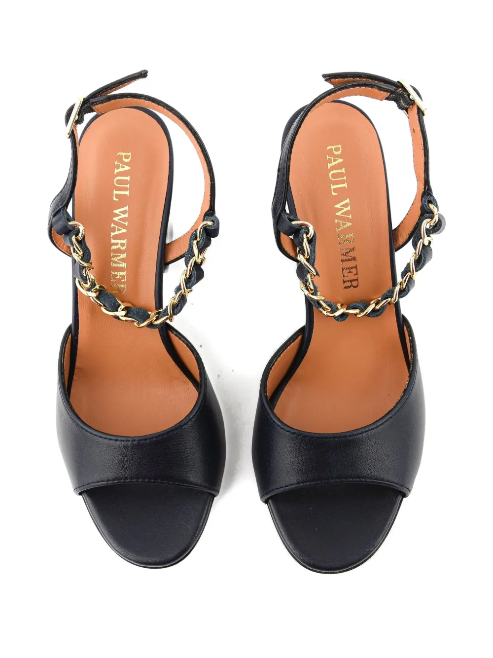 Paul Warmer Sara Heeled Sandals In Black