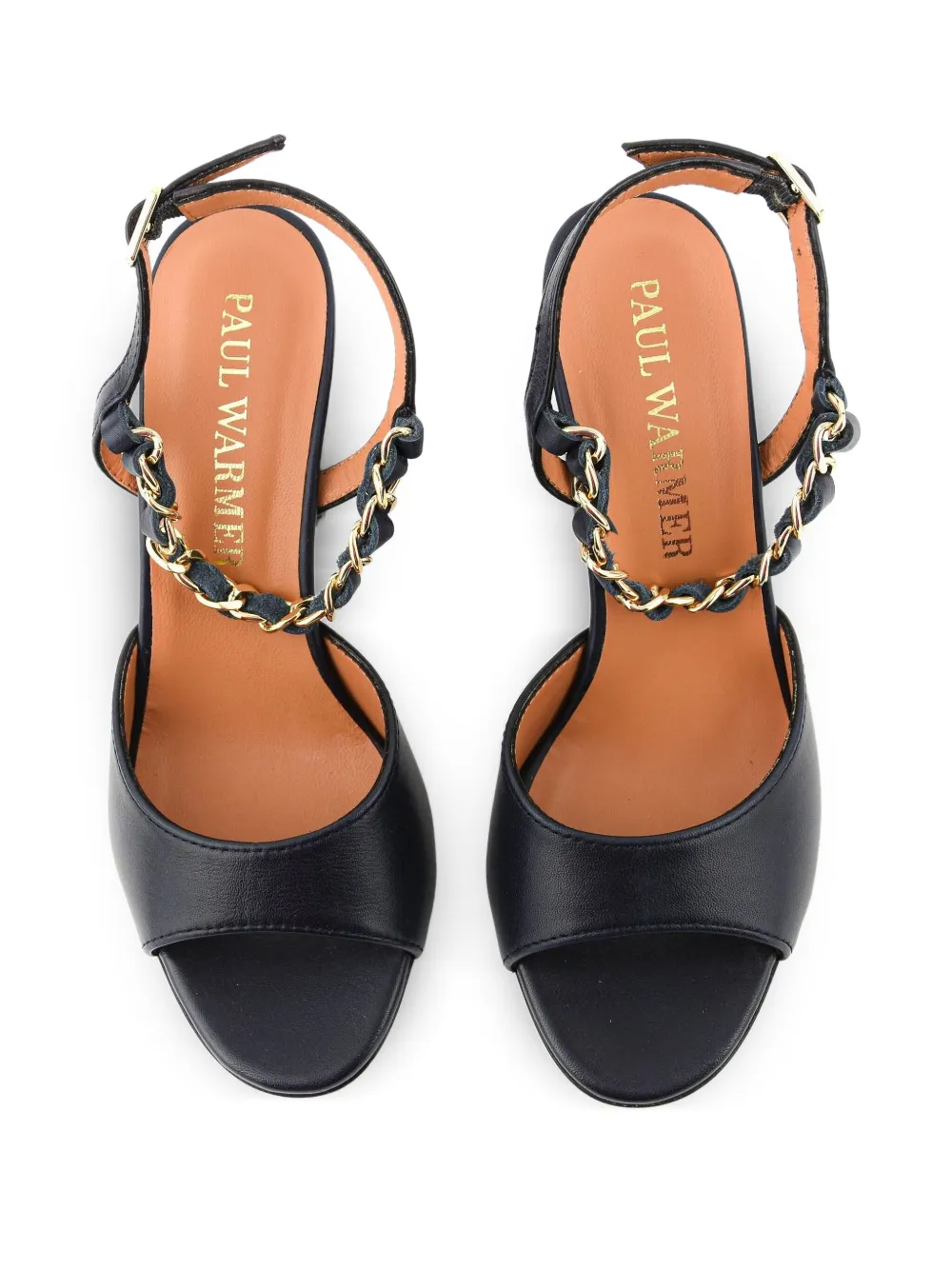 Paul Warmer Sara sandalen met hak Zwart