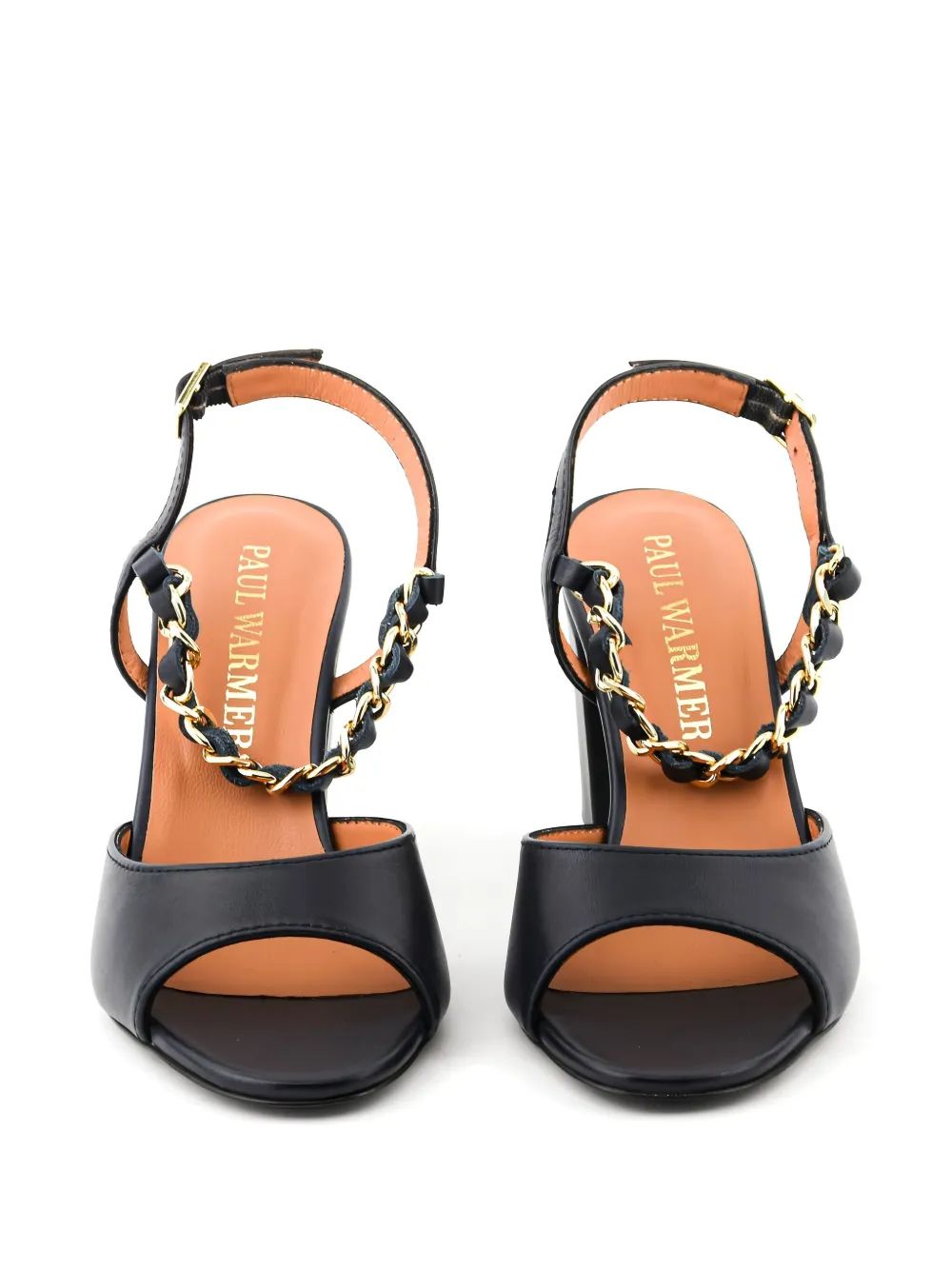 Paul Warmer Sara sandalen met hak Zwart