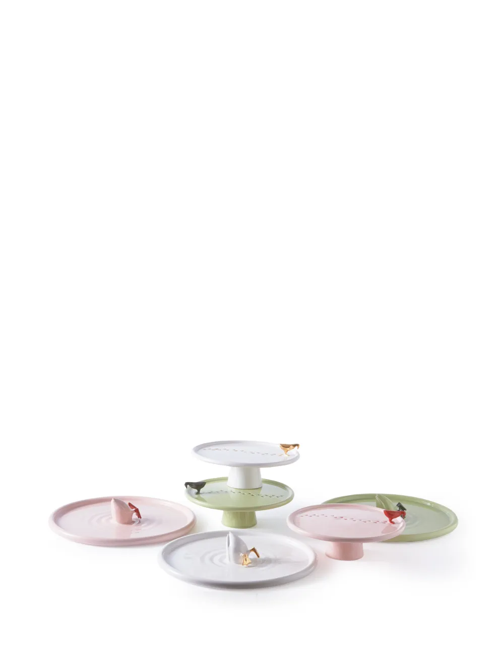 Polspotten Diving Duck Ceramic Plate (40cm) In Green