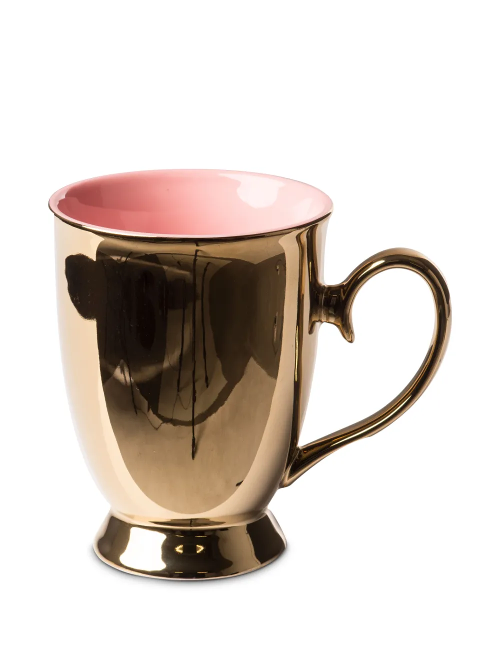 Polspotten Legacy Porcelain Mug (set Of Four) In Gold