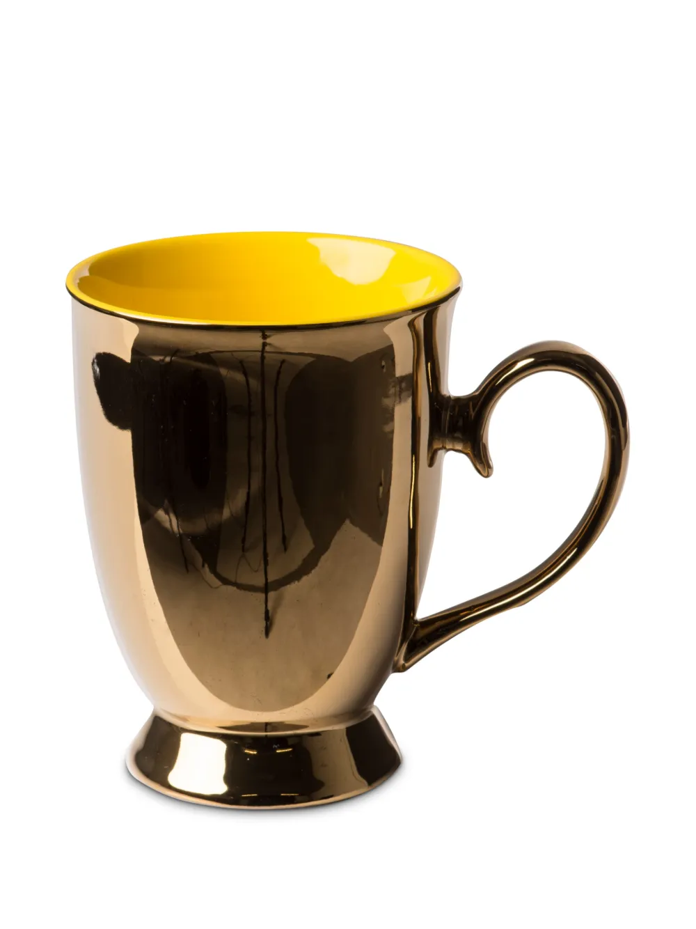 Polspotten Legacy Porcelain Mug (set Of Four) In Gold