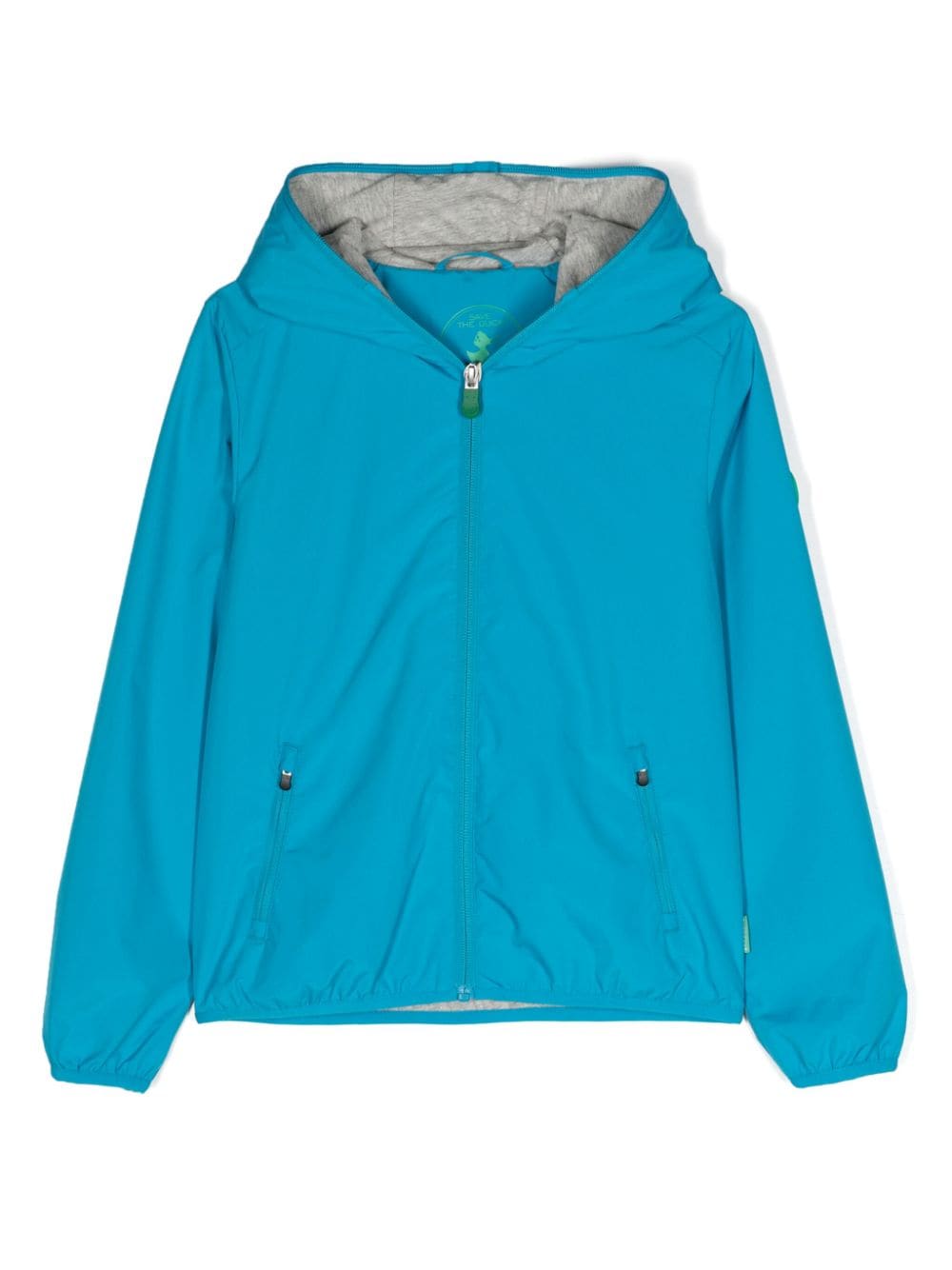 Save The Duck Kids' Jules Logo-appliqué Hooded Jacket In Blue