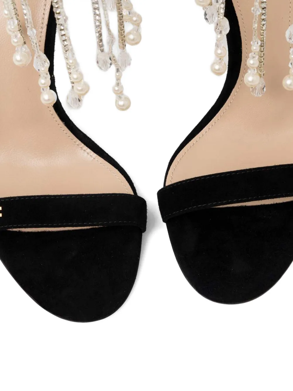 Elisabetta Franchi Verfraaide sandalen Zwart