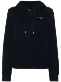 Tommy Hilfiger logo-print hoodie - Blue