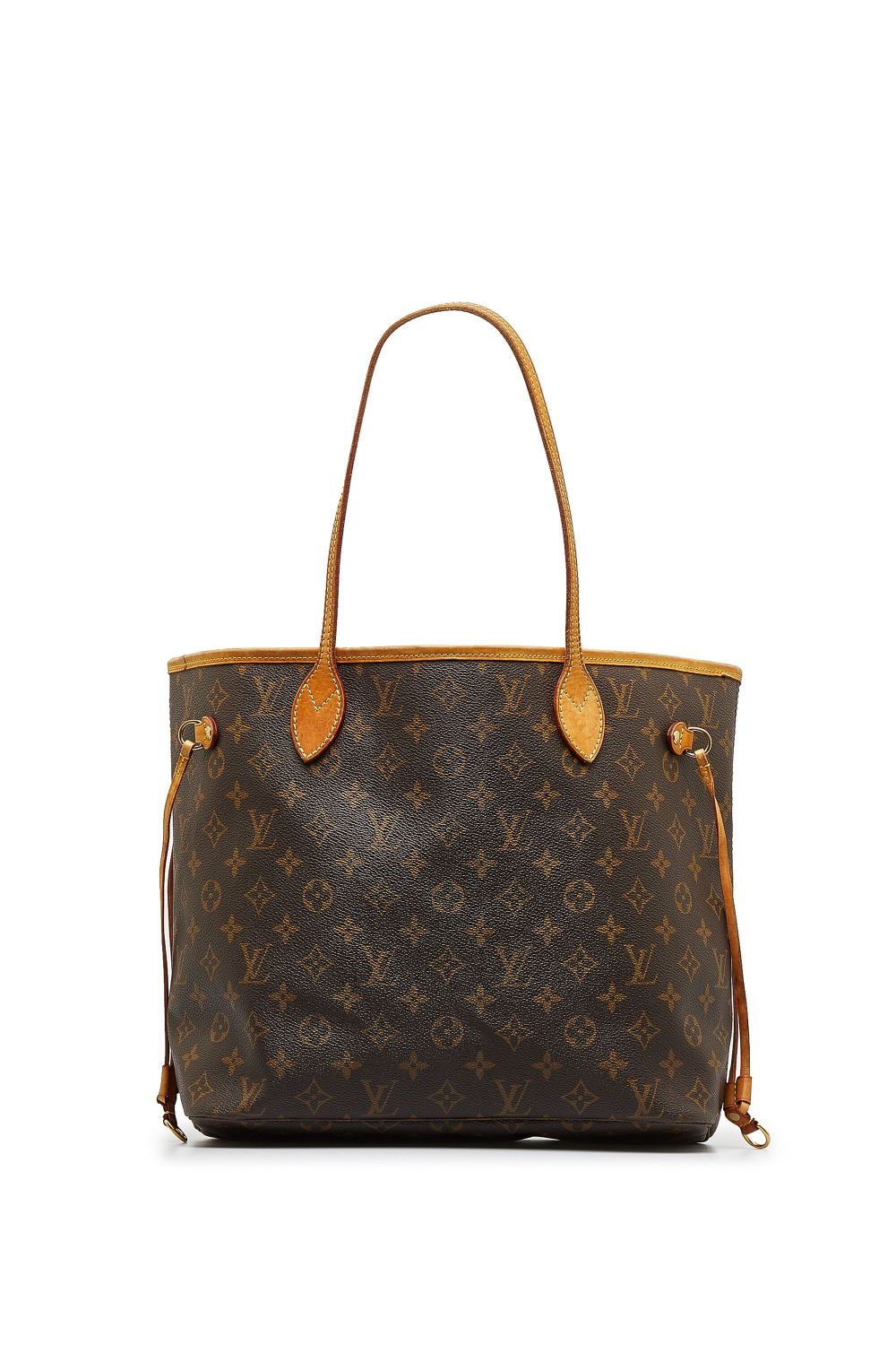 Pre-owned Louis Vuitton 2009 Monogram Neverfull Mm Tote Bag In Brown
