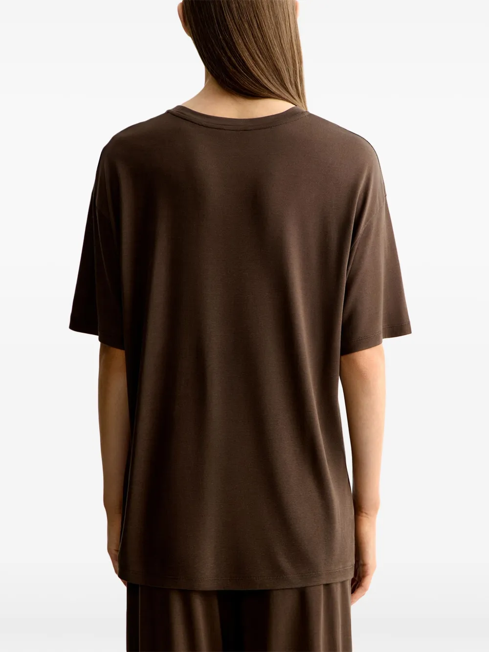 12 STOREEZ T-shirt met ronde hals Bruin