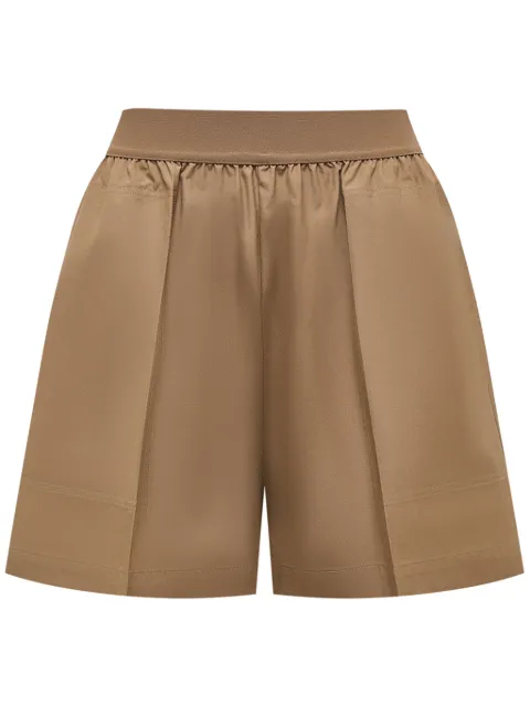 12 STOREEZ high-rise poplin shorts