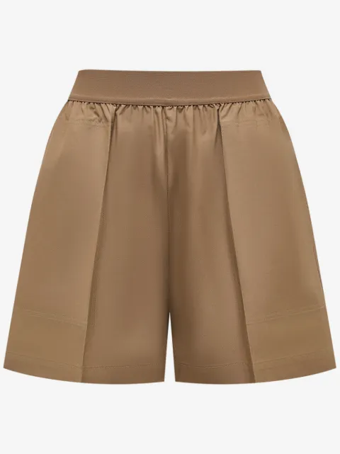 12 STOREEZ high-rise poplin shorts