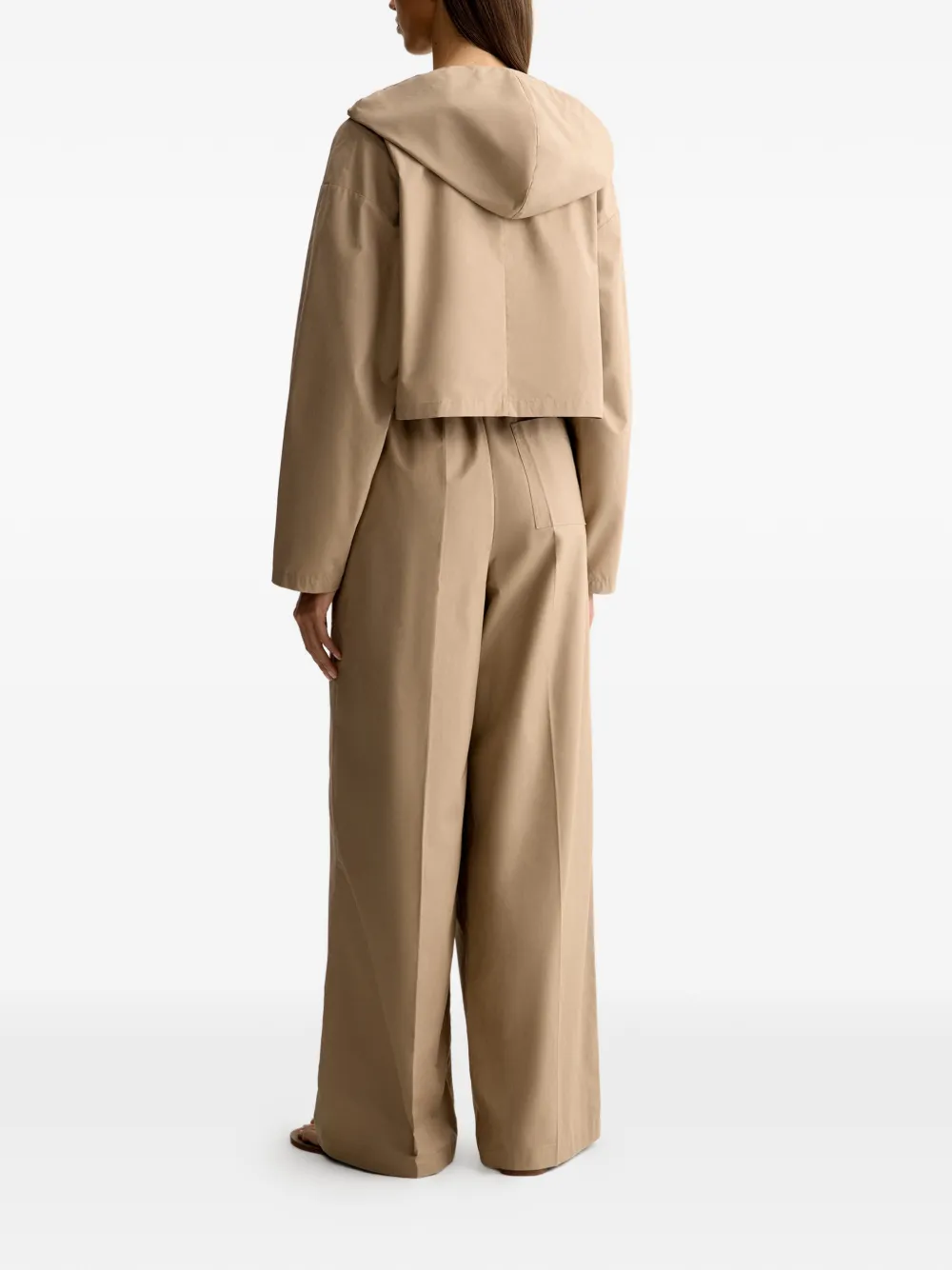 12 STOREEZ Broek met elastische taille Beige