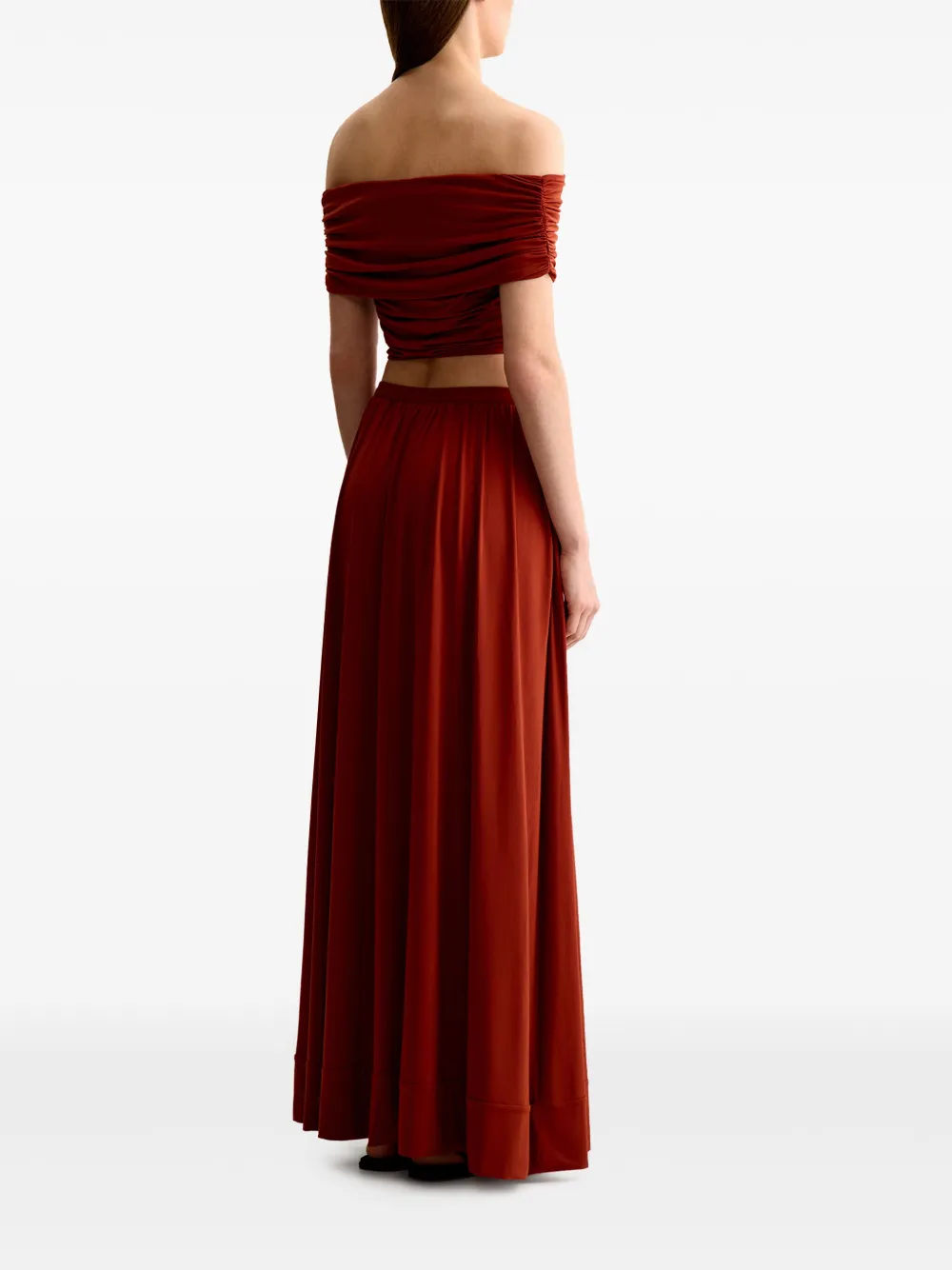 12 STOREEZ Maxi-rok Oranje