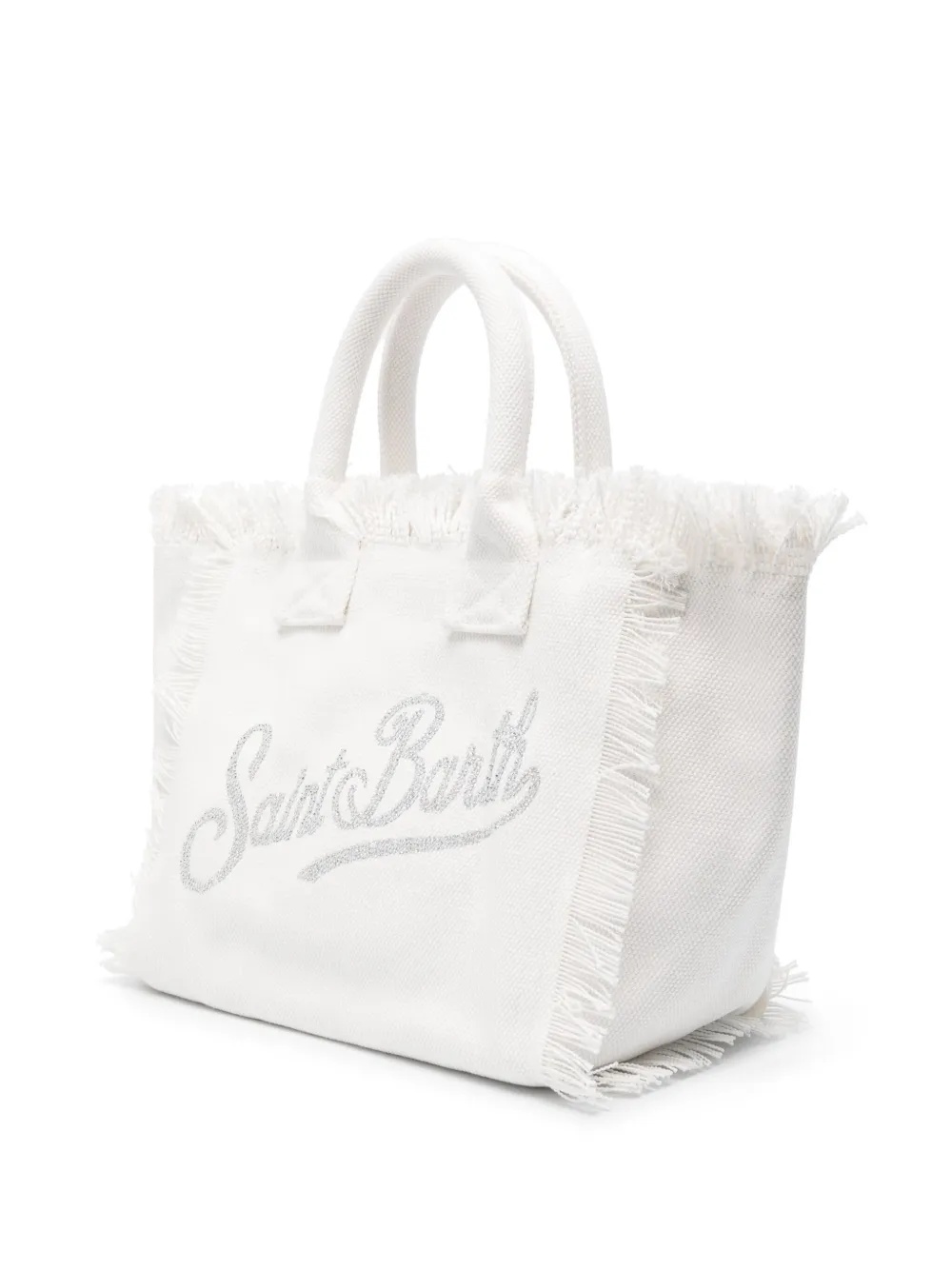 MC2 Saint Barth Colette canvas shopper Wit