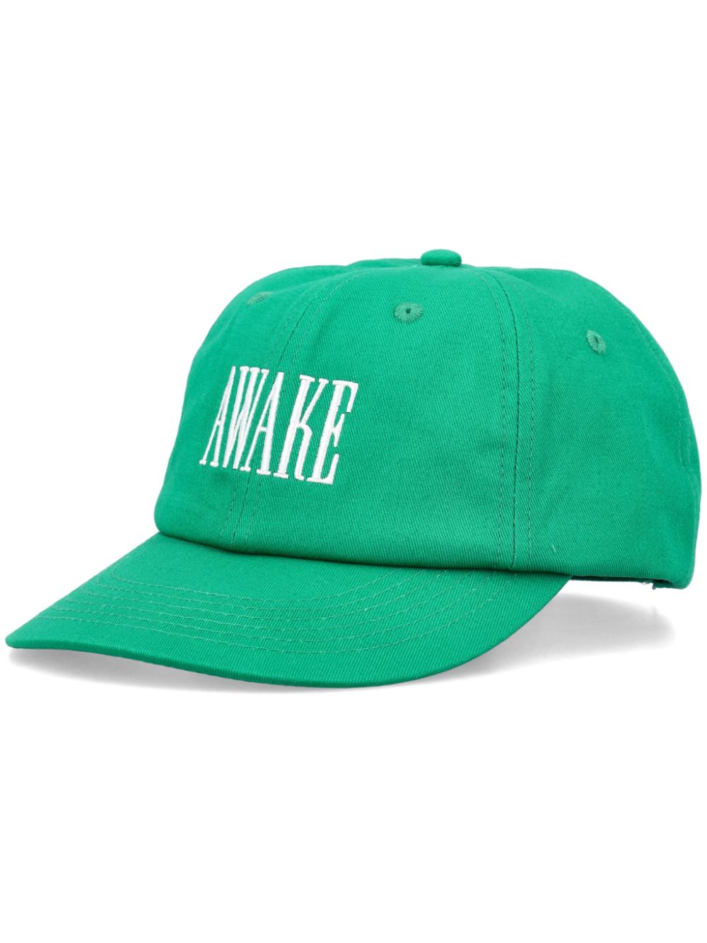 Shop Awake Ny Logo-embroidered Baseball Cap In Green