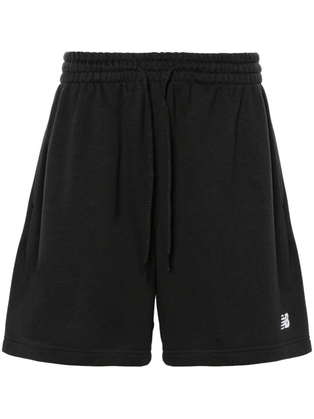 logo-embroidered jersey track shorts