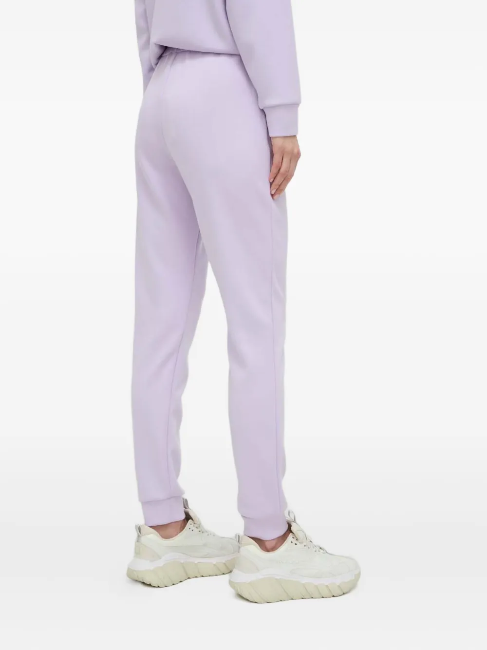 Armani Exchange Trousers Lilac In Green