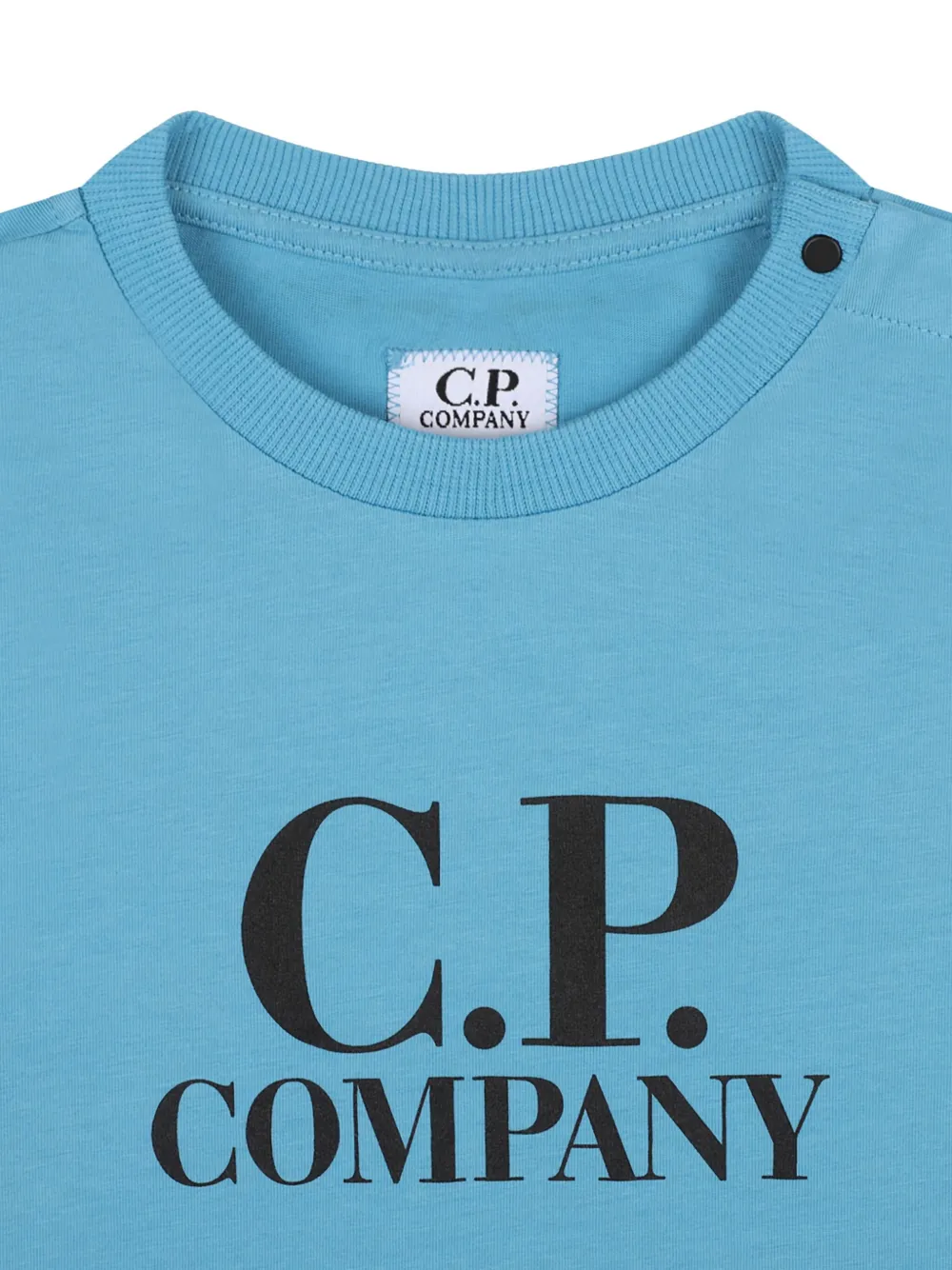 C.P. Company T-shirt met logoprint Blauw