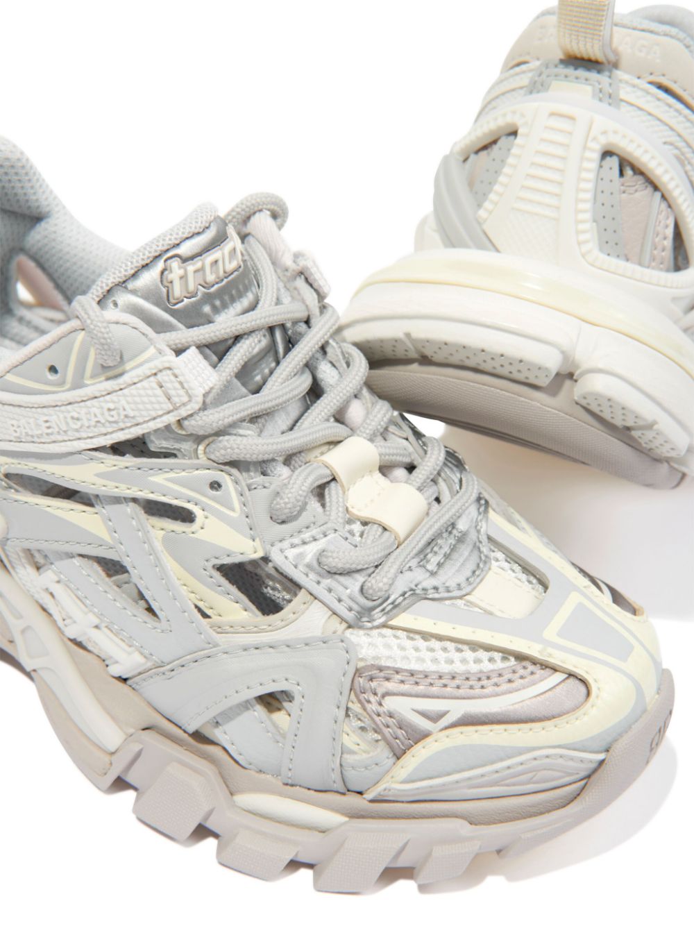 Balenciaga Kids Track 2 sneakers met vlakken Grijs