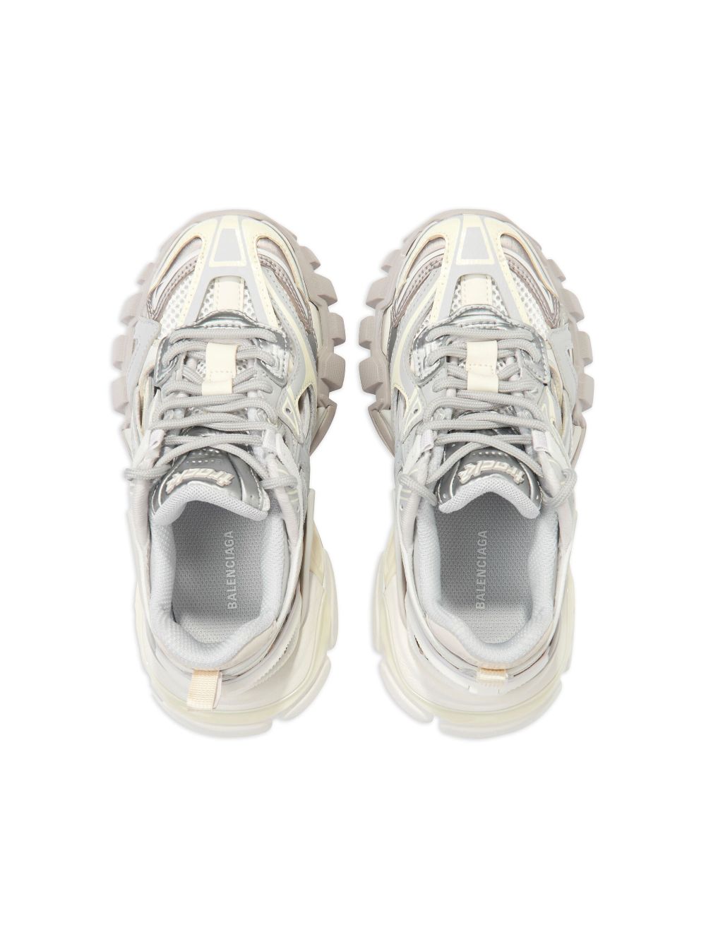 Balenciaga Kids Track 2 sneakers met vlakken Grijs