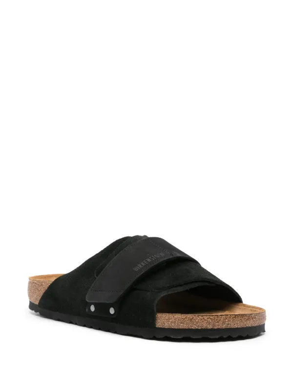 【BIRKENSTOCK kyoto】 レザーサンダル 27ノマドブラック Birkenstock Kyoto black suede/black oiled leather