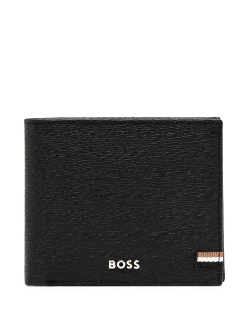 BOSS cartera plegable con letras del logo