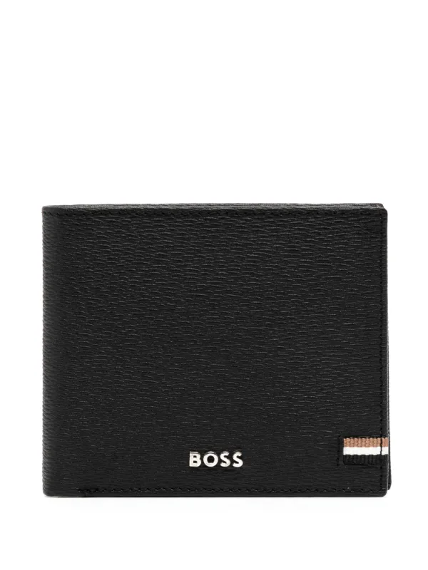 早割航空券 BOSS 二つ折り財布 JP FARFETCH | ブラック | 小物