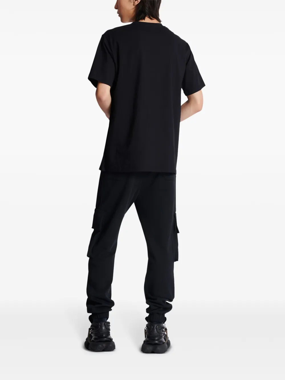 Balmain T-shirt verfraaid met kristallen Zwart