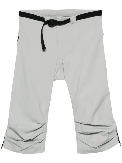 GR10K belted canvas long shorts