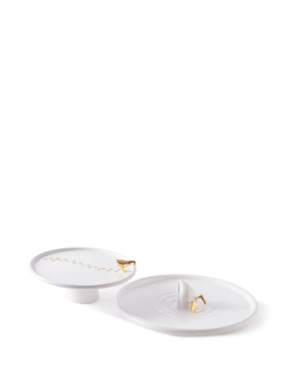 Polspotten Diving Duck Ceramic Plate (40cm) In White