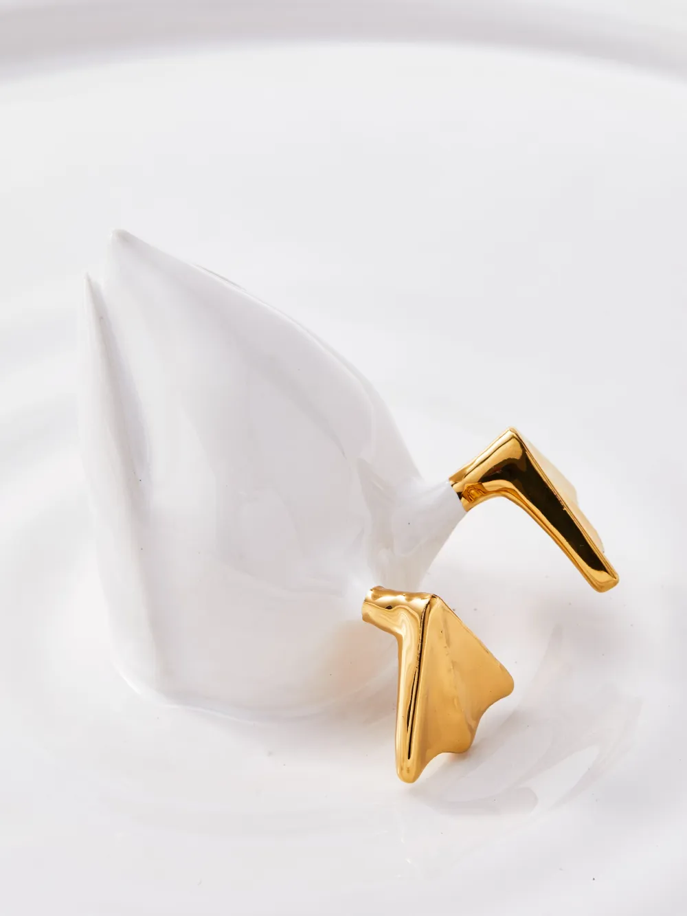 Polspotten Diving Duck Ceramic Plate (40cm) In White