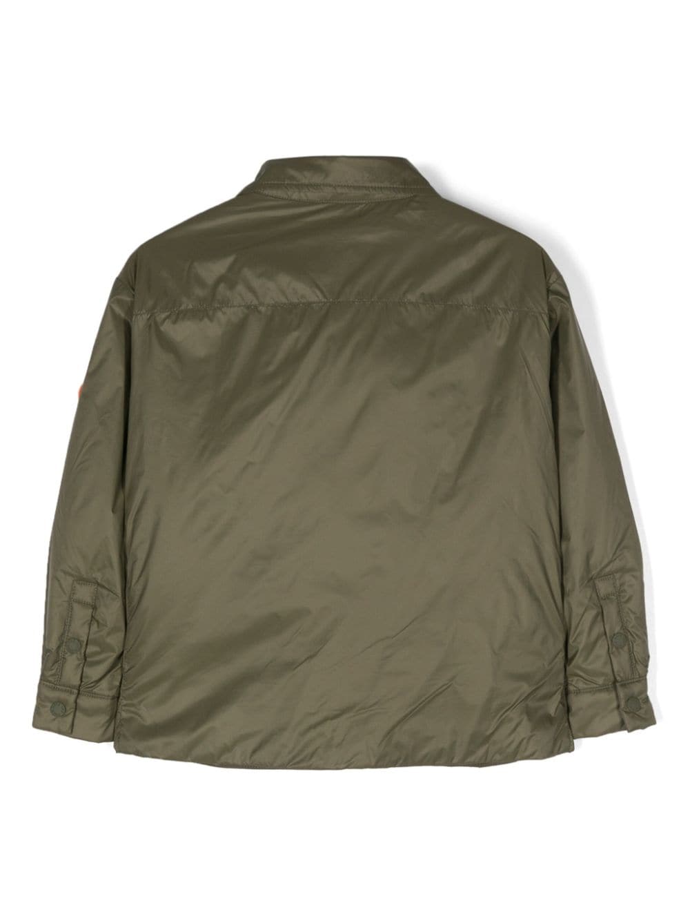 Shop Save The Duck Logo-patch Jacket In Green