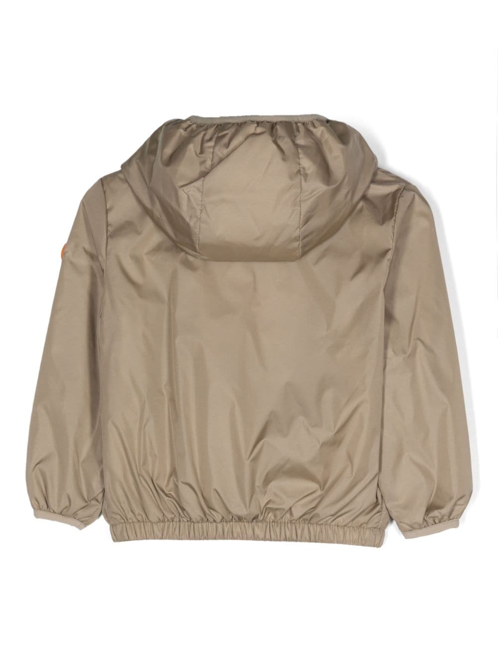 Shop Save The Duck Padded Hooded Jacket In Neutrals