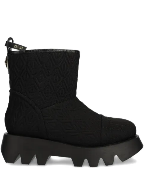 Elisabetta Franchi quilted platform boots