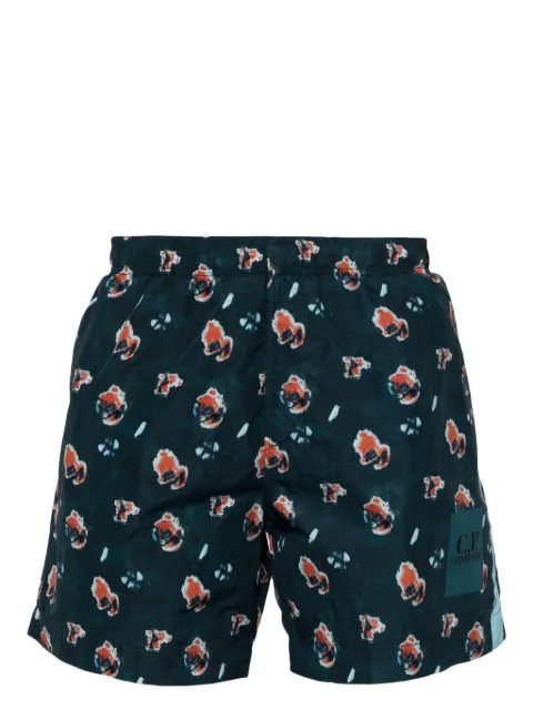 C.P. Company abstract-print swim shorts