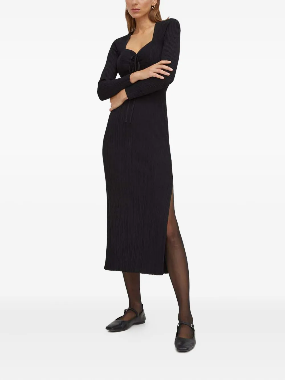 Ba&Sh Edora ribbed midi dress | Day Dresses | Image 2