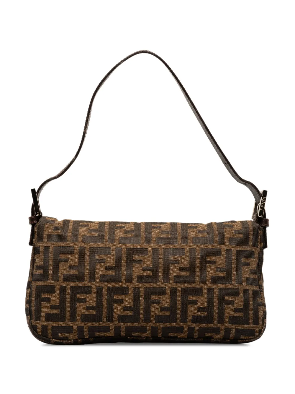 Fendi Pre-Owned 2000-2010 Zucca uette shoulder bag - Bruin