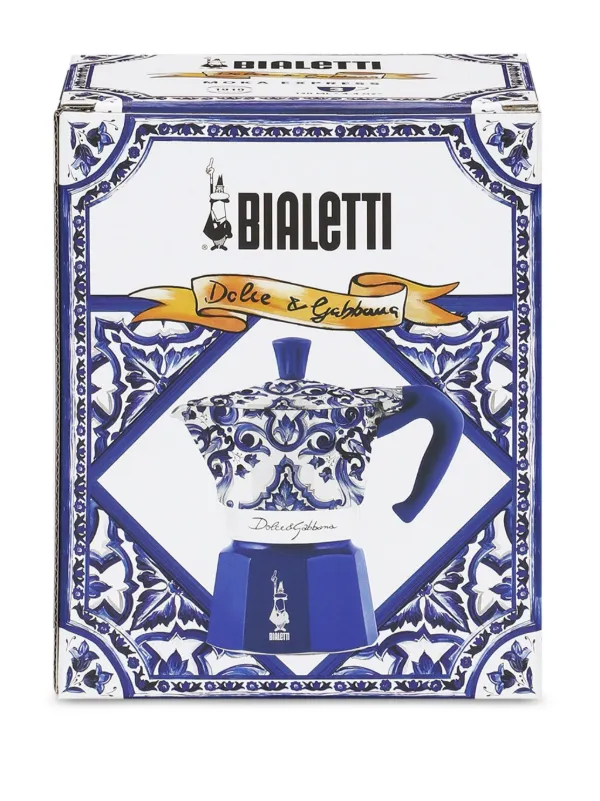 ＜Bialetti Dolce&Gabbana＞ MOKA EXPRESS Moka Express Dolce & Gabbana Blu Med - 6 Xícaras - Bialetti - Loja