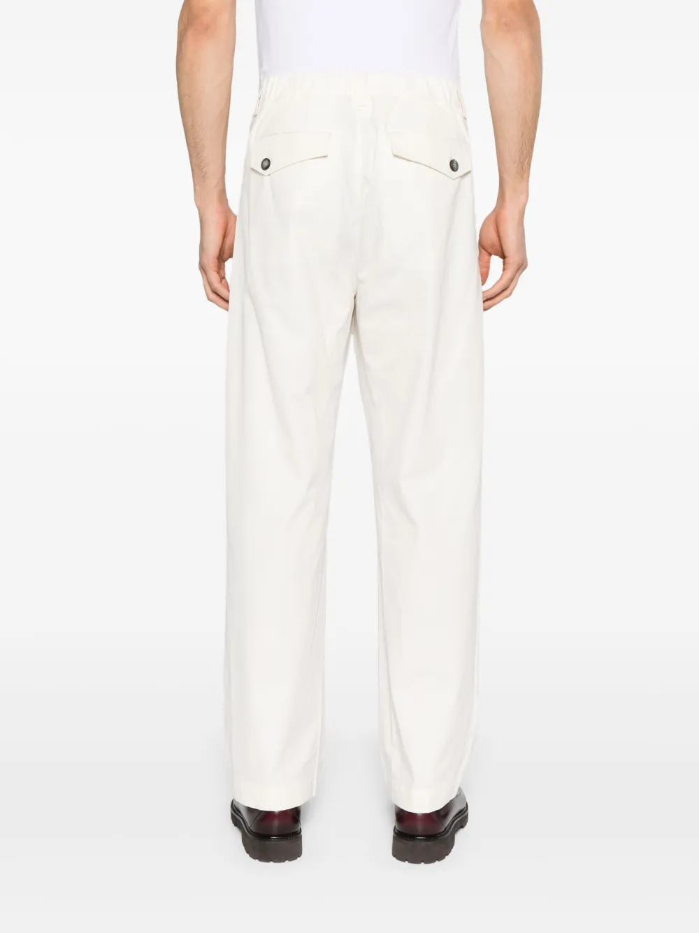 Sease Mid-rise Wide-leg Trousers In Neutrals