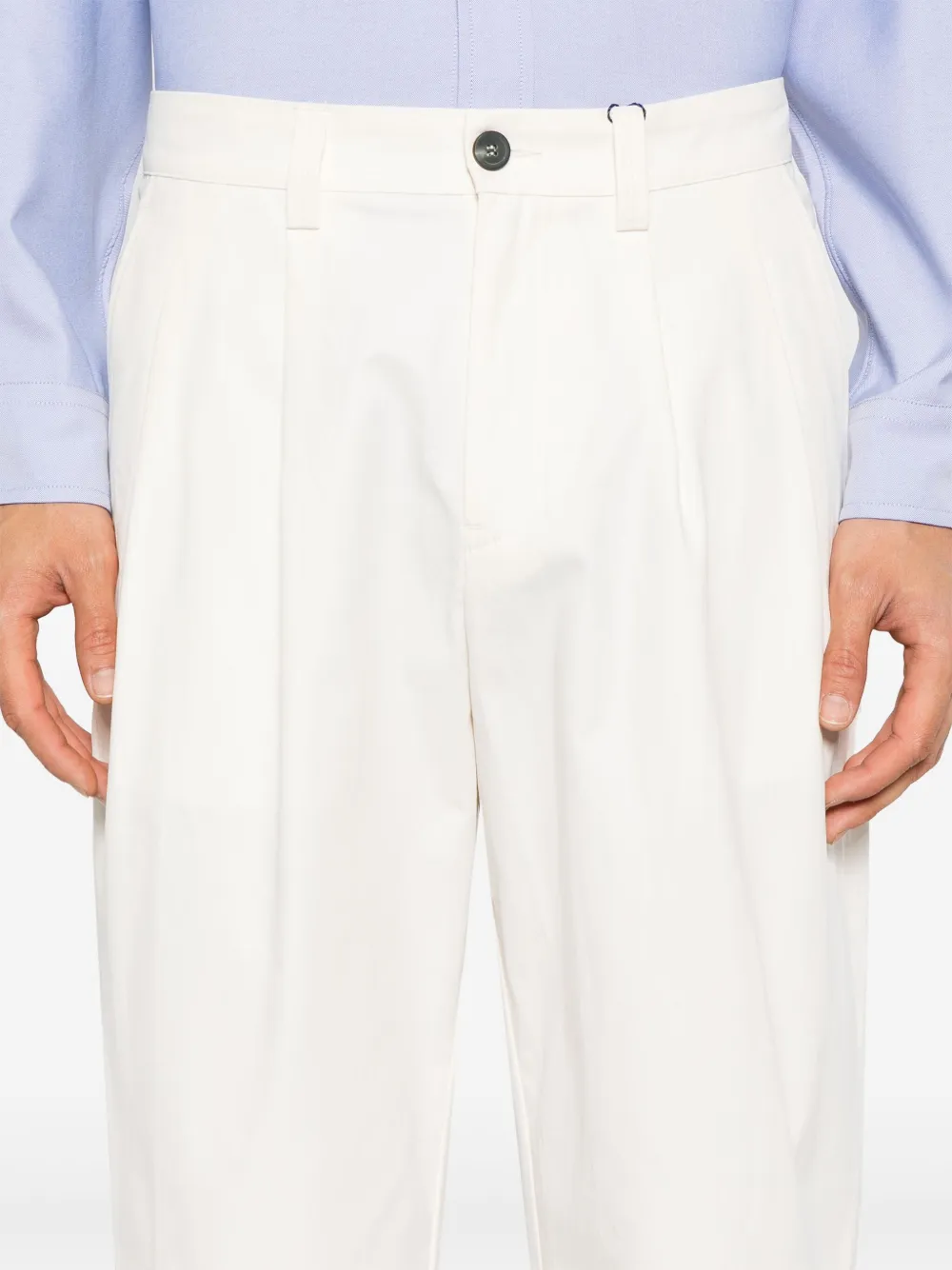 Sease Mid-rise Wide-leg Trousers In Neutrals